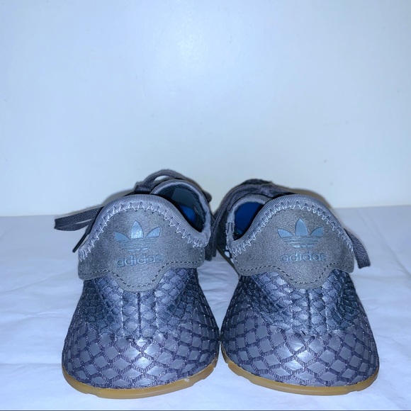 Adidas Deerupt Runner Gray Mesh Detail Sneakers - Picture 5 of 7